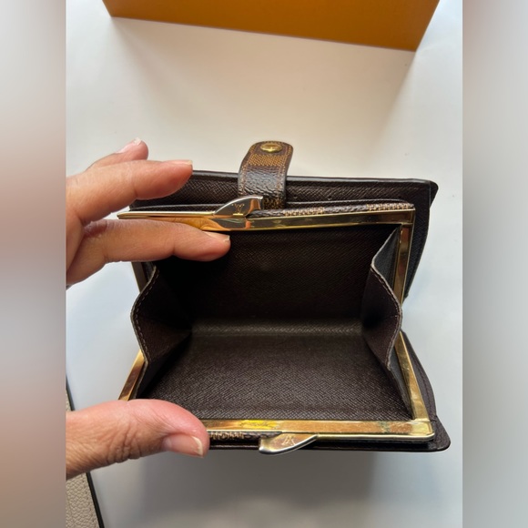 Louis Vuitton Damier Ebene Porte-monnaie Viennois French Wallet - Picture 4 of 10